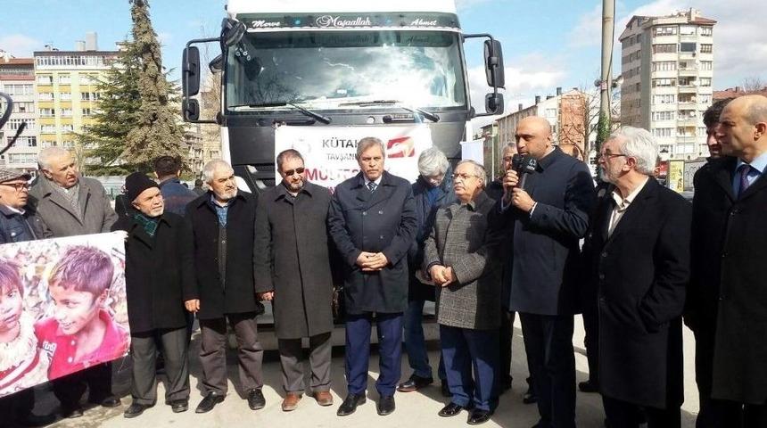 K&uuml;tahyalılardan Suriyeli Savaş Mağdurlarına Yardım