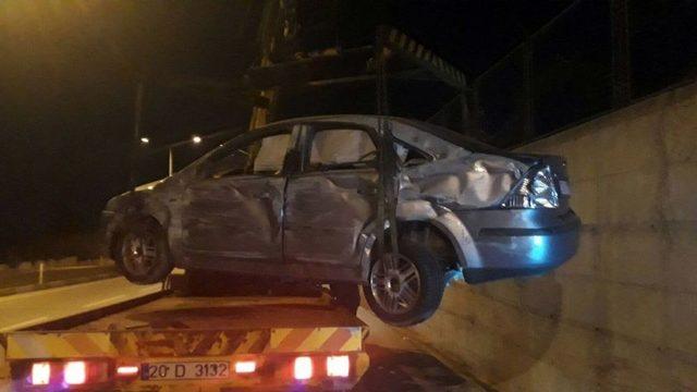 Denizli’de Trafik Kazası: 4 Yaralı