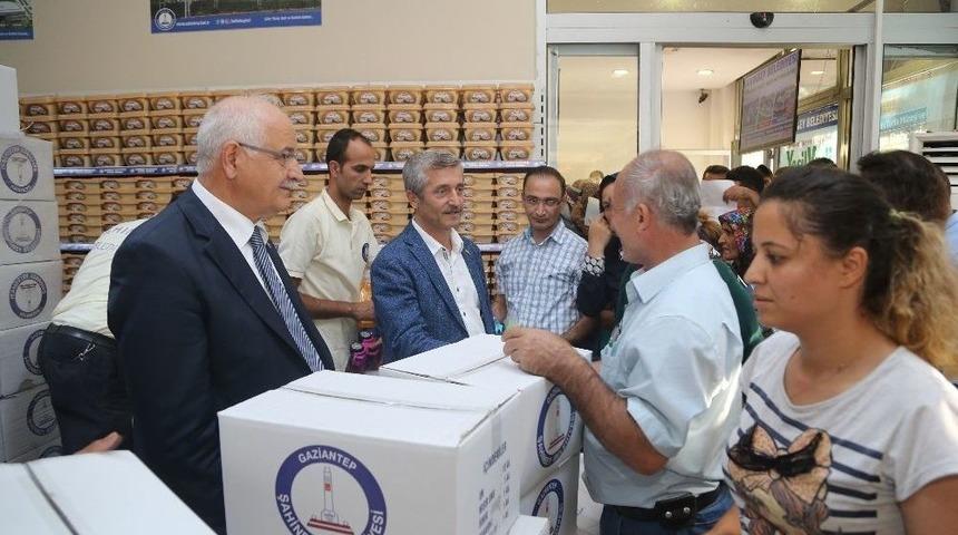 Şahinbey Belediyesi &Ccedil;&ouml;lyak Hastalarının Yanında