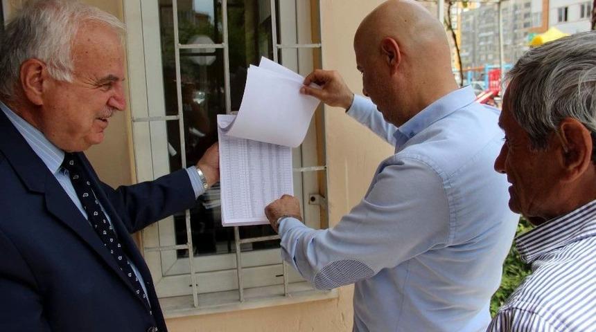 Se&ccedil;men Listeleri Muhtarlıklarda Askıya &Ccedil;ıktı