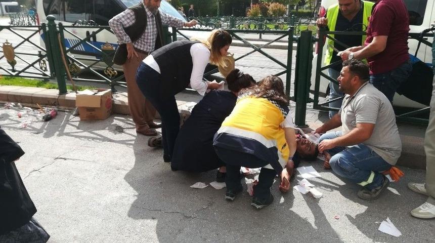 Hamalların Kavgası Kanlı Bitti, 3 Yaralı