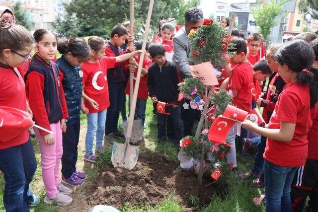 ‘bu Vatan İçin Biz De Varız’ Dediler, Şehitliğe Fidan Diktiler