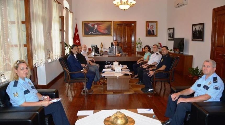 Y&uuml;ksek&ouml;ğretim Kurumları Sınavı G&uuml;venlik Toplantısı Yapıldı