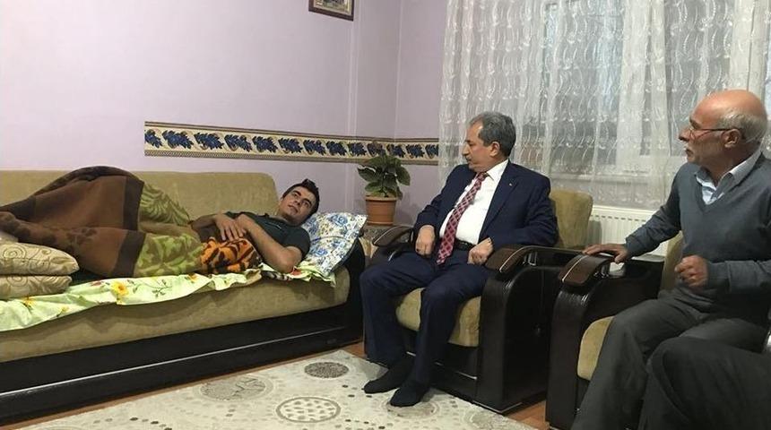 Başkan Akkaya’dan Afrin Gazisine Ziyaret