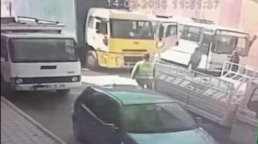 Bir Kaza B&ouml;yle Engellendi