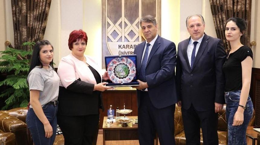 Kosova Meclis Başkanvekili&rsquo;nden Rekt&ouml;r Polat&rsquo;a Ziyaret