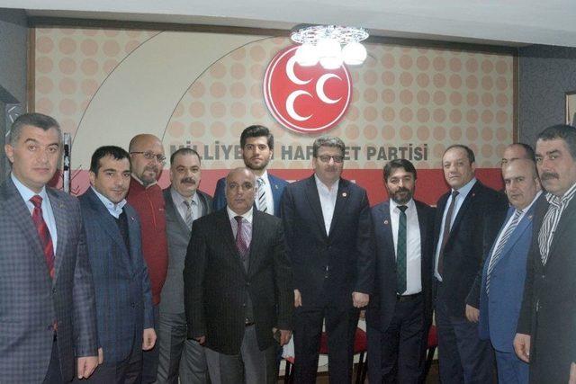 Saadet Partisi İl Başkanı Faik Çalık’ın Ak Parti Ve Mhp Ziyareti 1