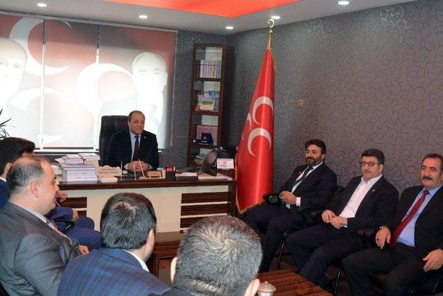 Saadet Partisi İl Başkanı Faik Çalık’ın Ak Parti Ve Mhp Ziyareti 2