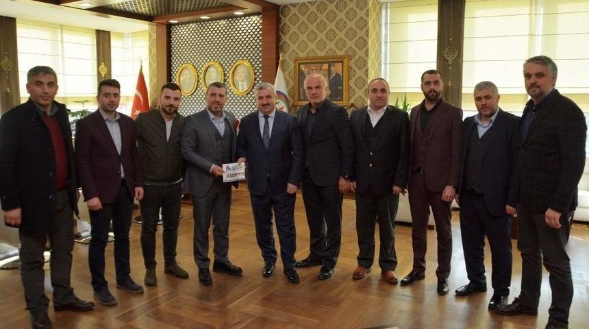 Trabzonlular Başkan Baran &lsquo;ı Ziyaret Etti