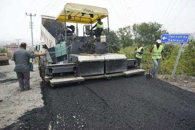 Tekkeköy’de Yol Seferberliği