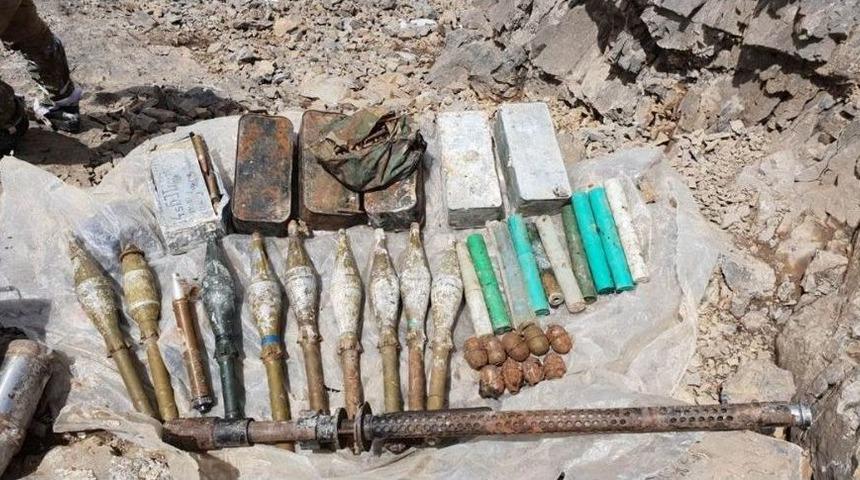 Hakkari&rsquo;de Pkk Cephaneliği Bulundu