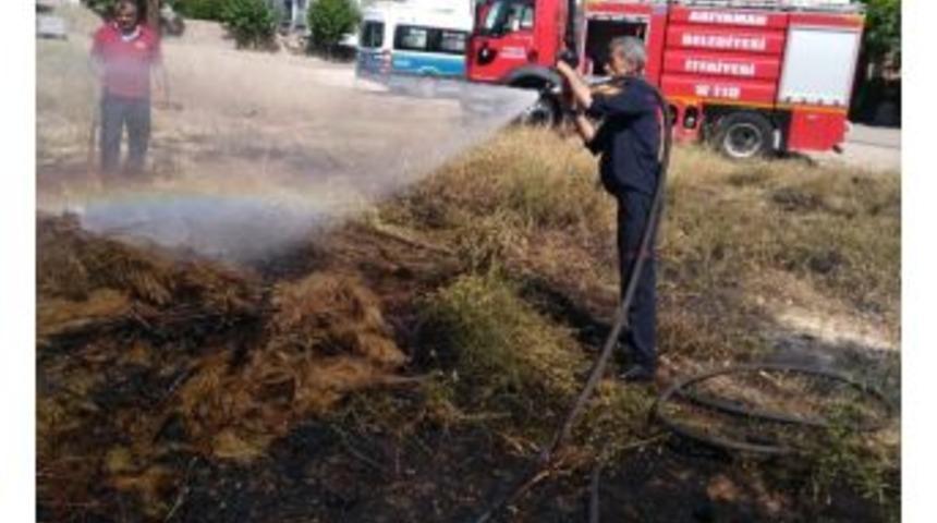 Otlukta Çıkan Yangın Büyümeden Söndürüldü