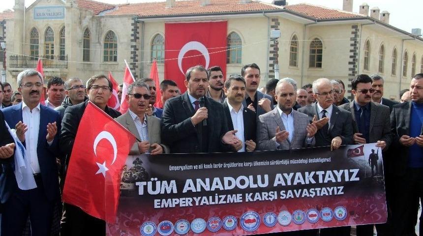 Kilisli Sivil Toplum &Ouml;rg&uuml;tlerinden Afrin Operasyonuna Destek