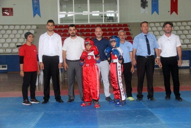 Hatay’da Kick Boks İl Şampiyonası Yapıldı