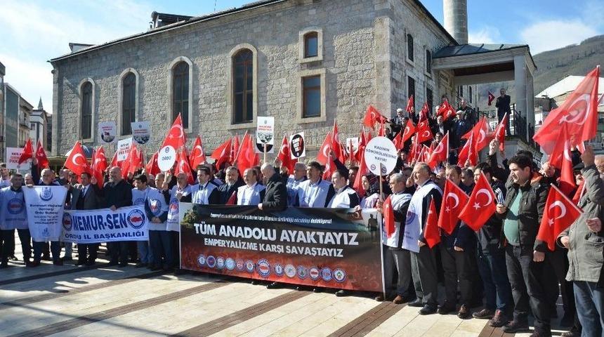 Memur-sen’den Zeytin Dalı Harekatı’na Destek