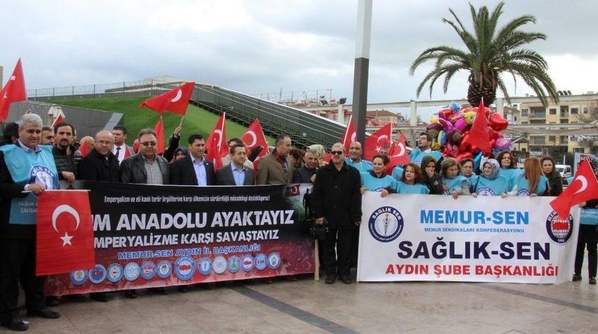 Aydın Memur-sen&rsquo;den Mehmet&ccedil;iğe Tam Destek