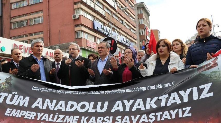 Zonguldak&rsquo;ta Sivil Toplum Kuruluşlarından Afrin&rsquo;e Destek
