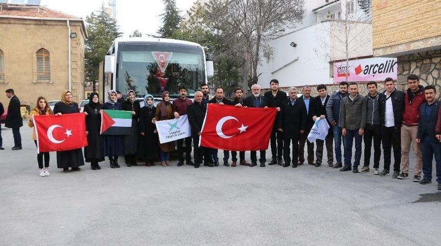 Niğde&rsquo;den 22 Kişi Kud&uuml;s&rsquo;e Uğurlandı