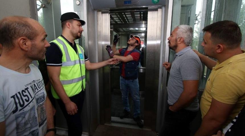 Asans&ouml;rde Mahsur Kalanları Kurtarma Eğitimi Verildi