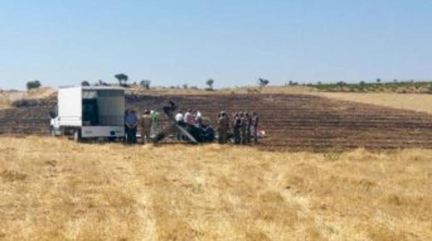 D&uuml;şen U&ccedil;ağın Enkazı Kaldırıldı