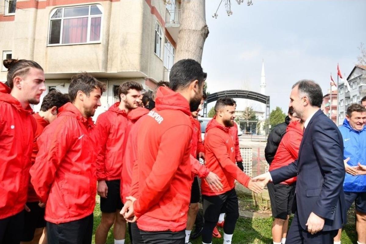 Başkan Taban&rsquo;dan İneg&ouml;lspor&rsquo;a Ziyaret