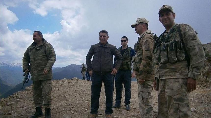 Kaymakam Ve Komutandan Askeri &Uuml;s B&ouml;lgelerine Ziyaret