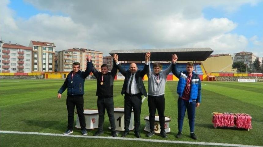 Atletizm İl Birinciliği M&uuml;sabakaları &Ccedil;orlu&rsquo;da Yapıldı