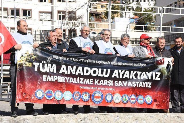 G&uuml;m&uuml;şhane Memur-sen&rsquo;den Afrin Harekatına Tam Destek 1