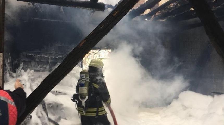 Sobadan &Ccedil;ıkan Kıvılcım Evi Yaktı