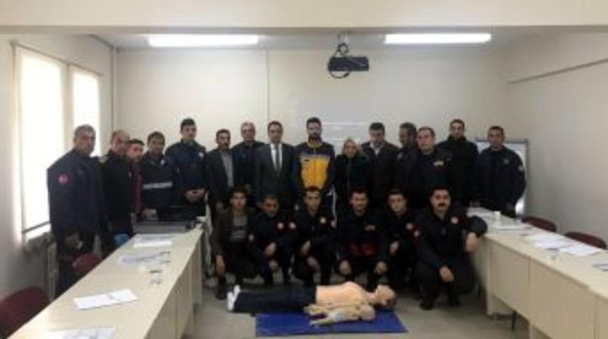 Mardin’de İtfaiye Personeline İlk Yardım Eğitimi