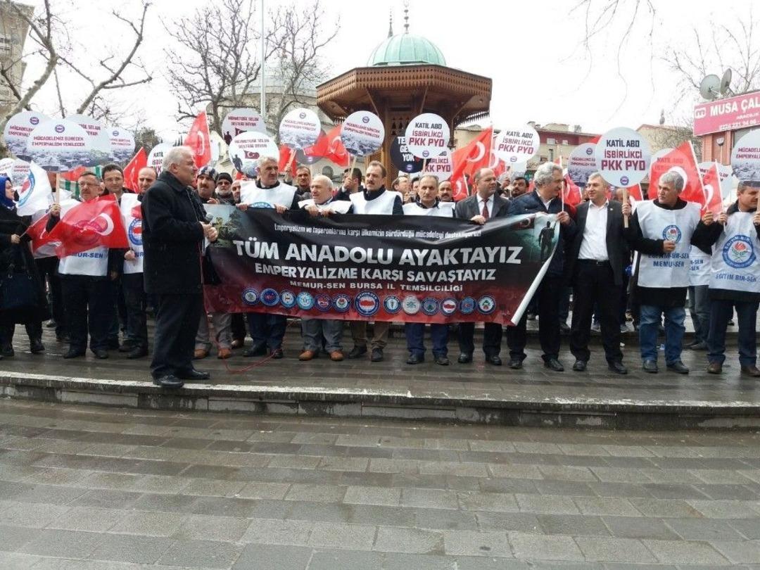 Zeytin Dalı&rsquo;na Bursa&rsquo;da Dualarla Destek