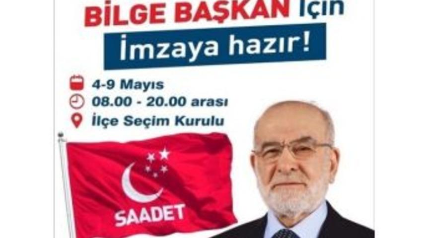 Saadet Partisinden &lsquo;100 Bin İmza&rsquo;ya Davet