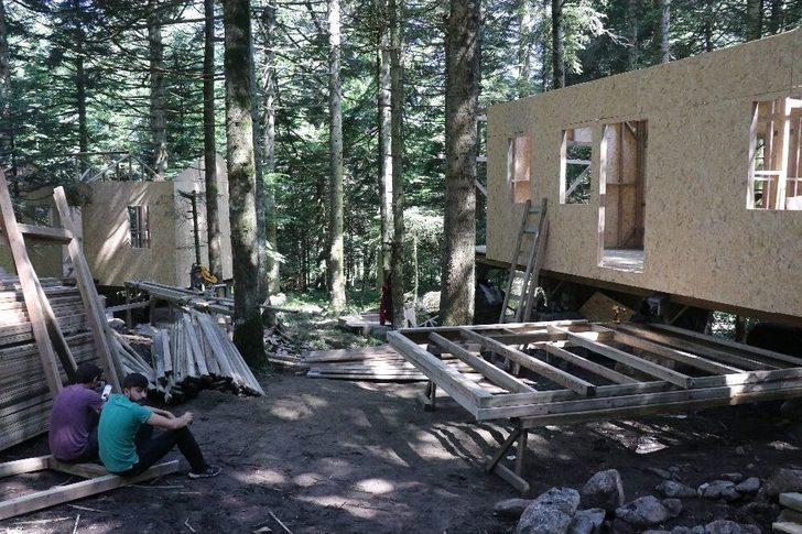 Gölcük Tabiat Parkı’na 25 Bungalov Ev İnşa Ediliyor G3