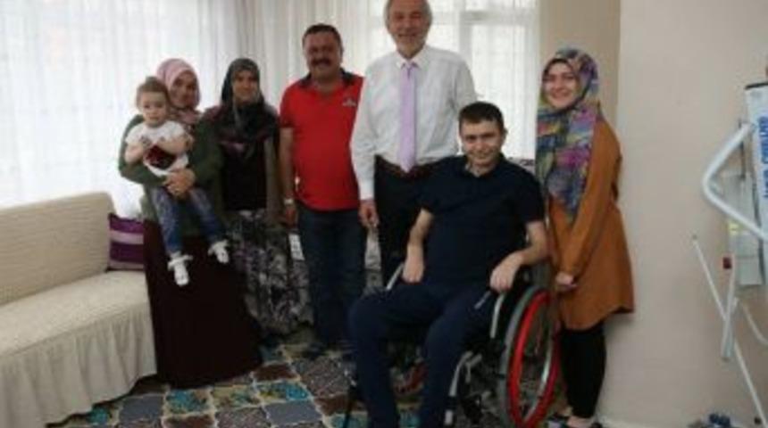 Başkan&rsquo;dan Gazi Coşkun &Ouml;zyurga&rsquo;ya Ziyaret