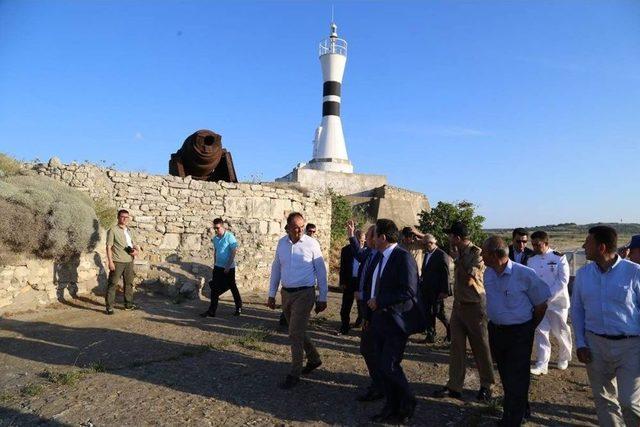 Vali Tavlı’dan, Kumkale Sahil Gözetleme Karakolunu Ziyaret