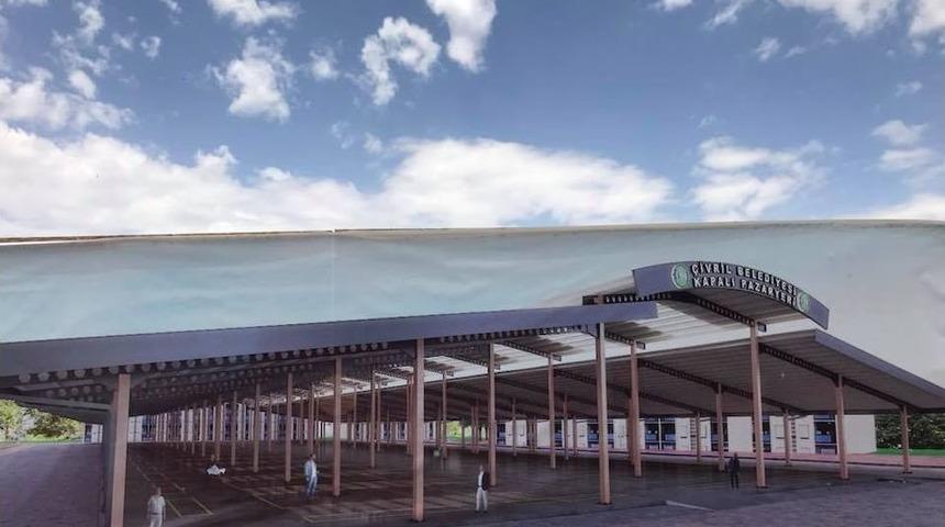 &Ccedil;ivril Kapalı Pazar Yeri İnşaatı Tamamlanıyor