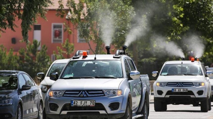 Meram&rsquo;da Haşereyle M&uuml;cadele &Ccedil;alışmaları S&uuml;r&uuml;yor