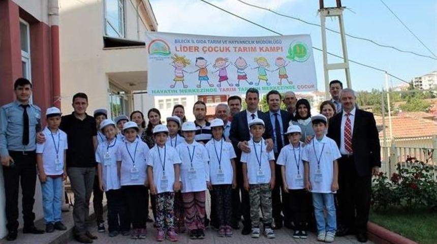 "lider &Ccedil;ocuk Tarım Kampı"nın Beşincisi Bilecik&rsquo;te Başladı