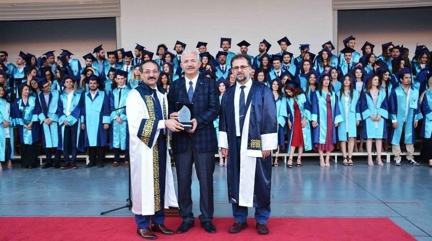 Başkan G&ouml;rmez&rsquo;e Eğitime Katkı Teşekk&uuml;r&uuml;