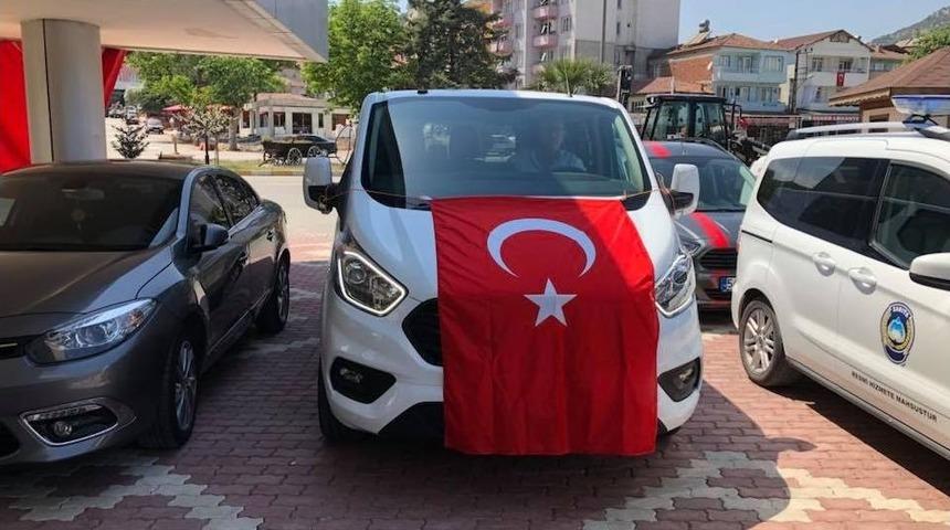 Vezirhan Belediyesi&rsquo;ne Cenaze Nakil Aracı Hibe Edildi