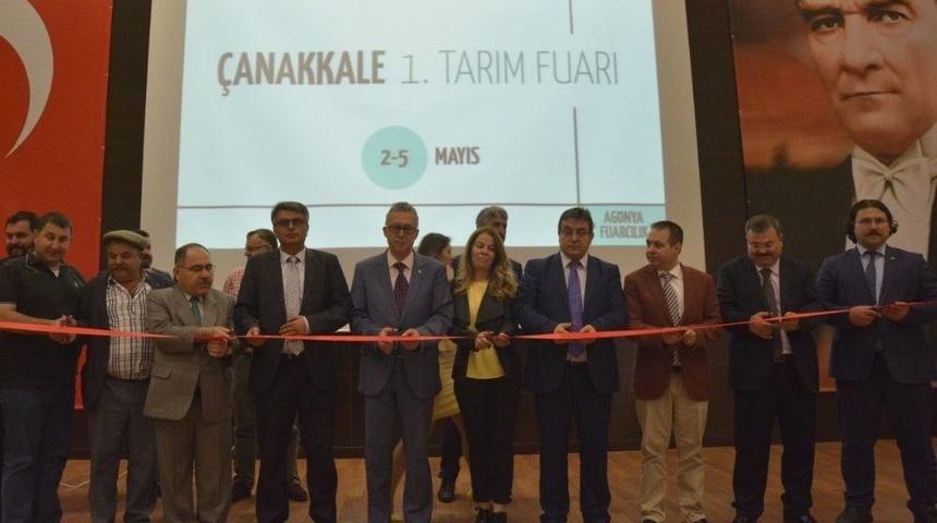 1. &Ccedil;anakkale Tarım Fuarı A&ccedil;ıldı