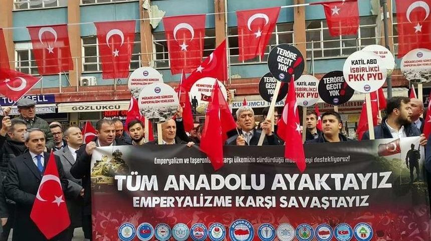 Karab&uuml;k&rsquo;te Memur-sen&rsquo;den Afrin Harekatına Tam Destek