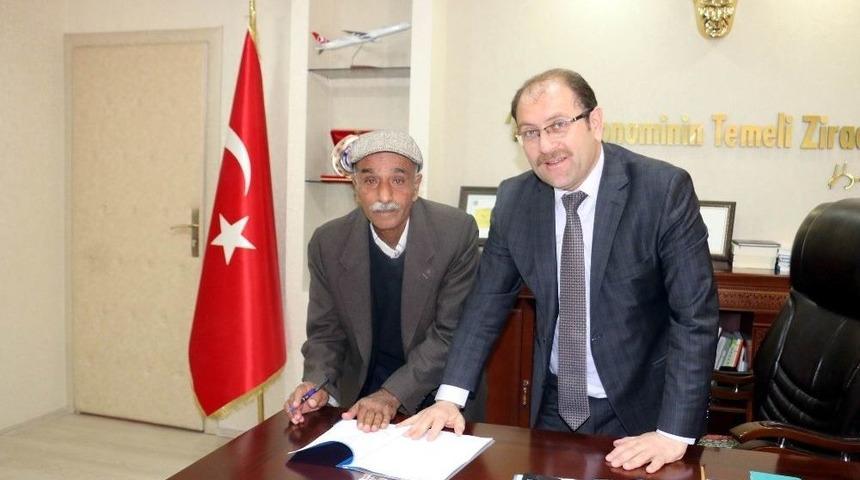 Erzincan&rsquo;da 66 &Ccedil;ift&ccedil;iye Bireysel Sulama Hibesi Verildi