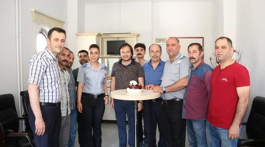 G&uuml;venlik Haftasını Yaş Pasta Keserek Kutladılar