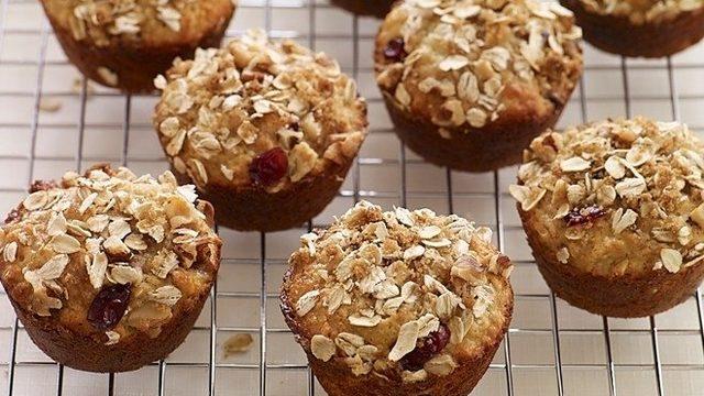 Yulaflı Mini Kekler