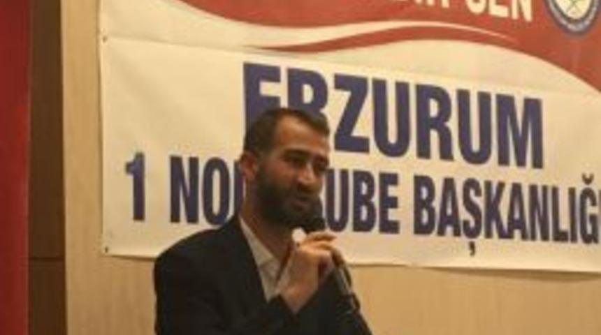 Eğitim Bir- Sen Erzurum Şube Başkanı Ciyavul: &ldquo;kamu Emek&ccedil;isi Bayram İkramiyesine Kilitlendi&rdquo;