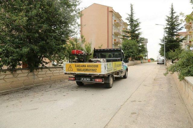 Odunpazarı’nda İlaçlama Çalışmaları Devam Ediyor