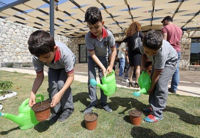 Bucalı Çocuklar Tarımı Öğreniyor