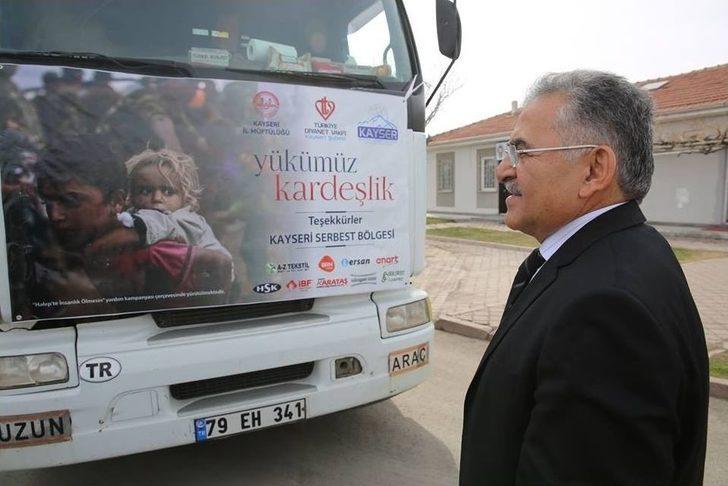 Kayserili Hayırseverlerden Suriyeli Savaş Mağdurlarına Yardım G1