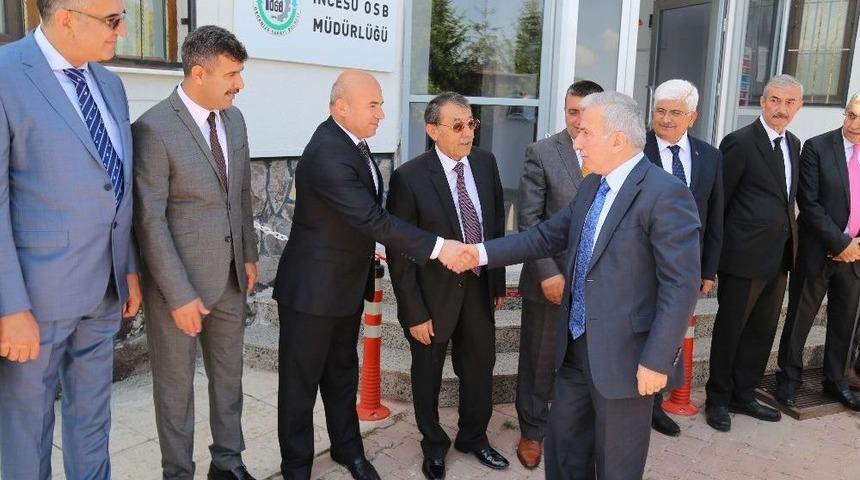 İncesu Osb&rsquo;de Sanayiciler Bir Araya Geldi